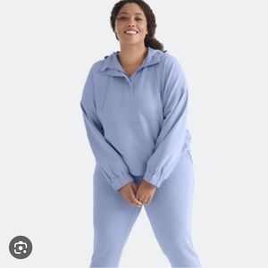 Knix Good to Go Oversized Hoodie in Baby Blue